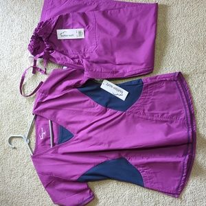 Purple Scrub Set